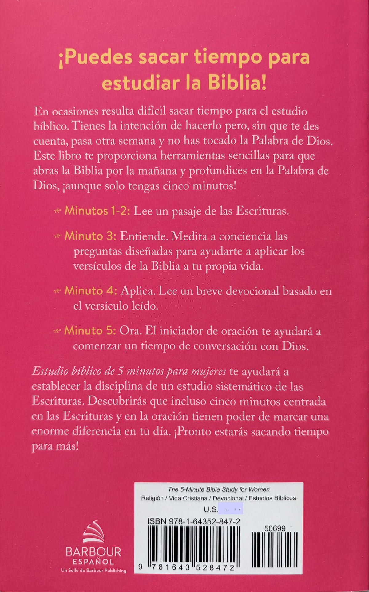 Estudio Bíblico de 5 Minutos para Mujeres