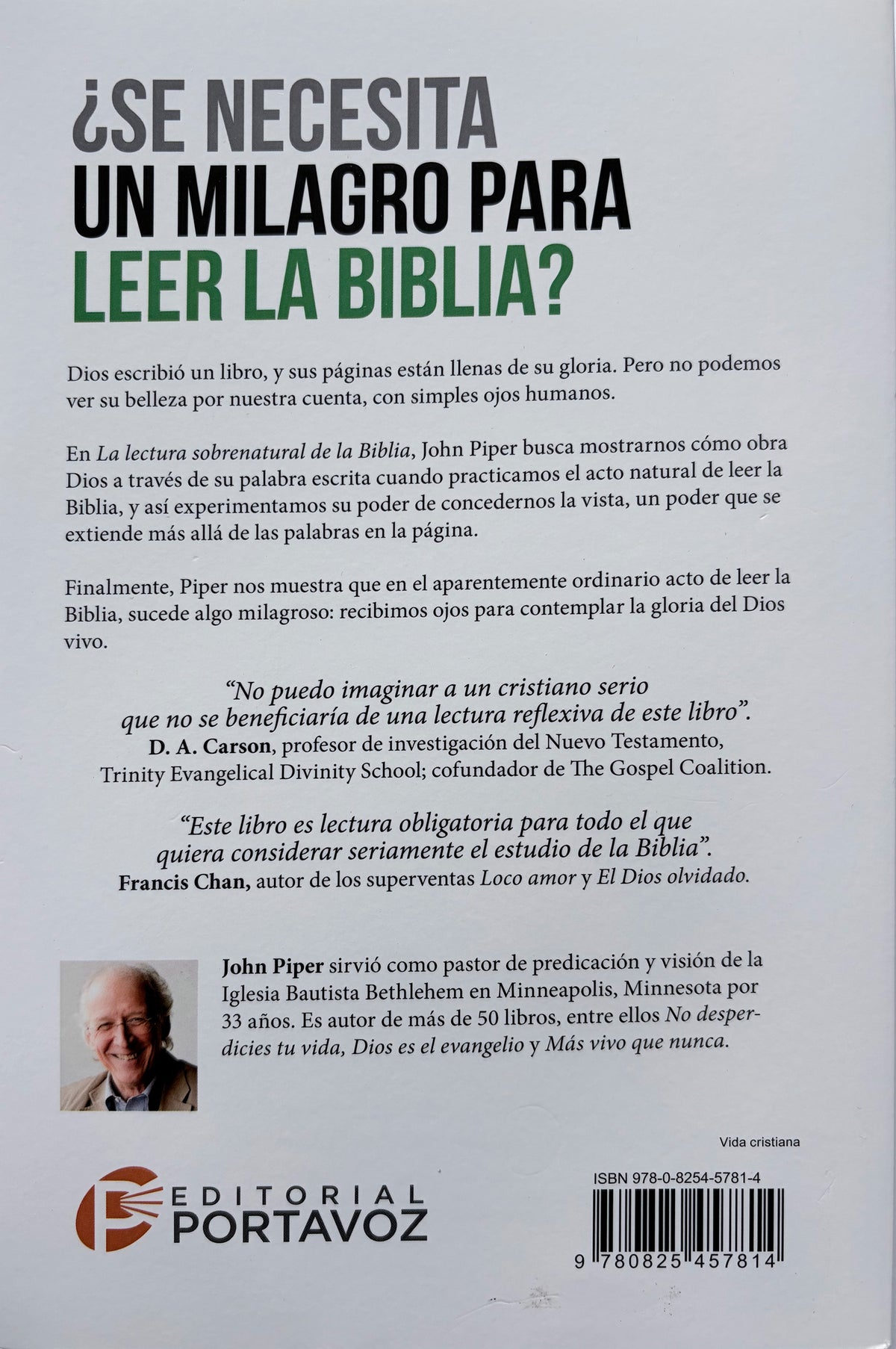 La lectura sobrenatural de la Biblia