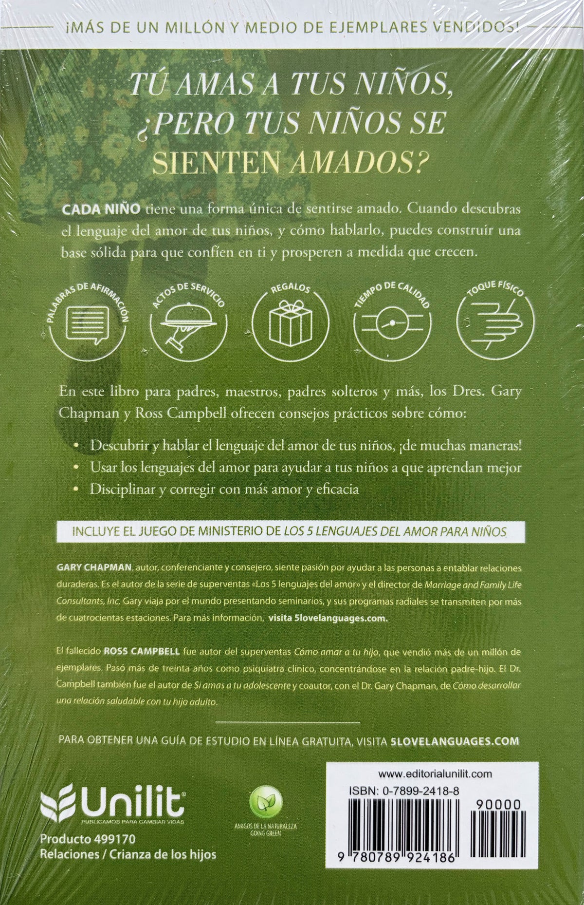 Los cinco lenguajes del amor niños (Bolsillo)
